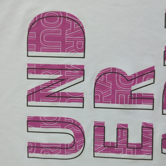 Blue with Purple Print Youth Medium Activewear Shirt - Under Armour - Picture 2 of 7